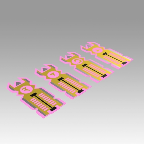 Star Trek Generations Klingon Isolinear Optical Chips 3D Print 368153