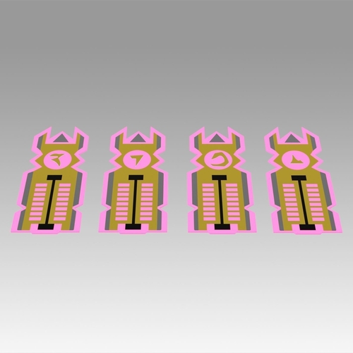 Star Trek Generations Klingon Isolinear Optical Chips 3D Print 368154