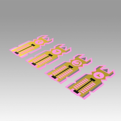 Star Trek Generations Klingon Isolinear Optical Chips 3D Print 368155