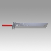 Final Fantasy VII FF7 Cloud Strife Sword - Thumbnail 3