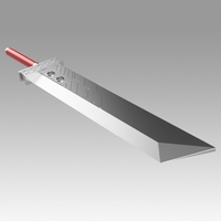 Final Fantasy VII FF7 Cloud Strife Sword - Thumbnail 4