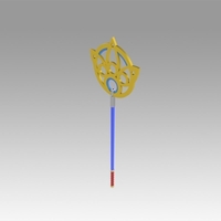 Final Fantasy X FF10 Yuna Staff Cosplay Weapon Prop - Thumbnail 2