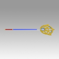 Final Fantasy X FF10 Yuna Staff Cosplay Weapon Prop - Thumbnail 3