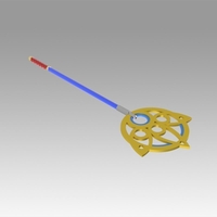 Final Fantasy X FF10 Yuna Staff Cosplay Weapon Prop - Thumbnail 4