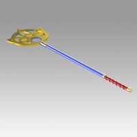 Final Fantasy X FF10 Yuna Staff Cosplay Weapon Prop - Thumbnail 8