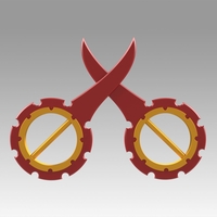 Small Final Fantasy X Rikku Dagger Cosplay Weapon Prop  3D Printing 368220