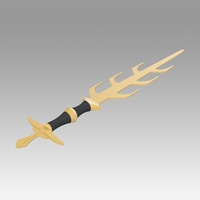Fire Emblem Awakening Asama Sword Cosplay Weapon Prop  - Thumbnail 1