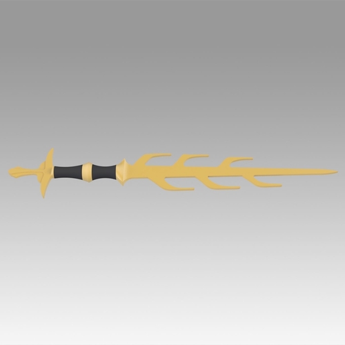 Fire Emblem Awakening Asama Sword Cosplay Weapon Prop  3D Print 368230