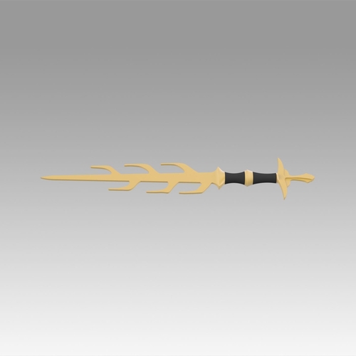 Fire Emblem Awakening Asama Sword Cosplay Weapon Prop  3D Print 368234