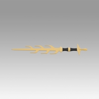 Fire Emblem Awakening Asama Sword Cosplay Weapon Prop  - Thumbnail 6
