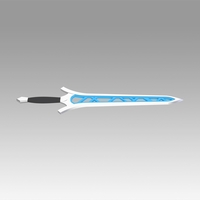 Fire Emblem Awakening Brave Sword Cosplay Weapon Prop - Thumbnail 3
