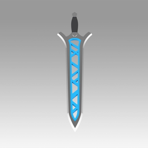 Fire Emblem Awakening Brave Sword Cosplay Weapon Prop 3D Print 368241