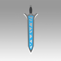 Fire Emblem Awakening Brave Sword Cosplay Weapon Prop - Thumbnail 5