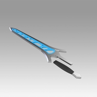 Fire Emblem Awakening Brave Sword Cosplay Weapon Prop - Thumbnail 9