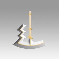 Fire Emblem Awakening Libera Riviera Axe Cosplay Weapon Prop - Thumbnail 5