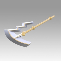 Fire Emblem Awakening Libera Riviera Axe Cosplay Weapon Prop - Thumbnail 6