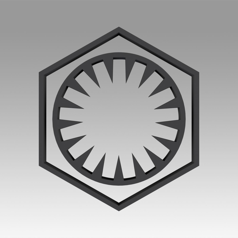 First Order Galactic Empire symbol logo