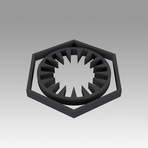 First Order Galactic Empire symbol logo 3D Print 368256