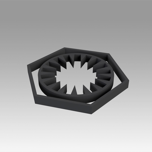 First Order Galactic Empire symbol logo 3D Print 368257