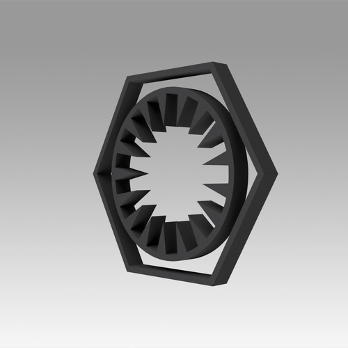First Order Galactic Empire symbol logo 3D Print 368258