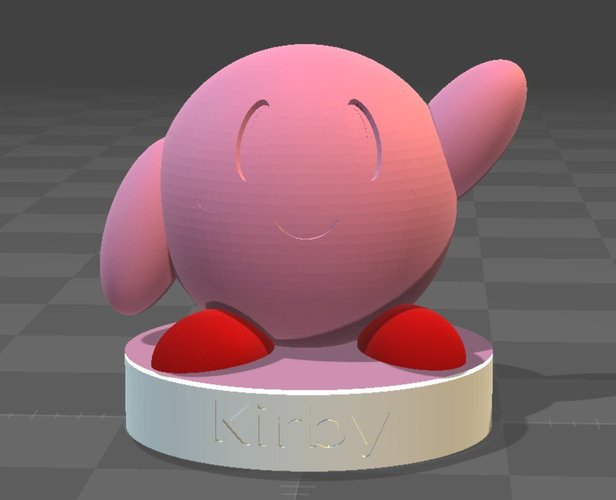 3D Printed Kirby Model by Devman Pinshape