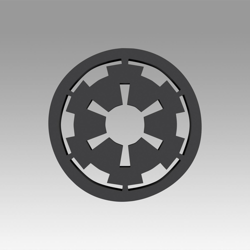 Galactic Empire symbol logo 3D Print 368290