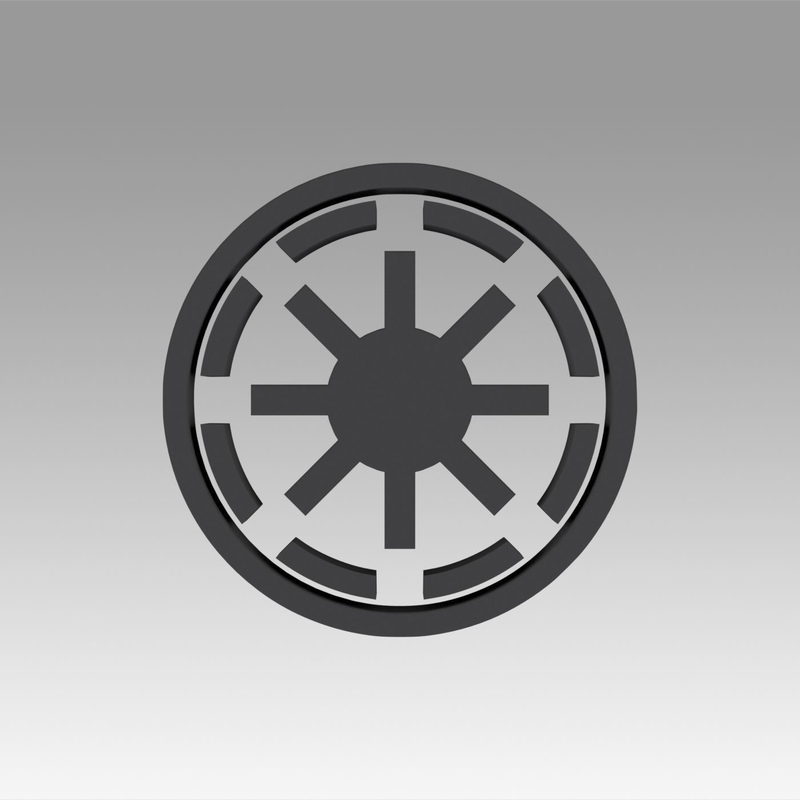Galactic Republic Galactic Empire symbol logo