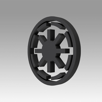 Galactic Republic Galactic Empire symbol logo - Thumbnail 5