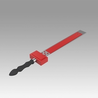 Guilty Gear Sol Badguy Sword Cosplay Weapon Prop - Thumbnail 2