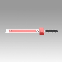 Guilty Gear Sol Badguy Sword Cosplay Weapon Prop - Thumbnail 7
