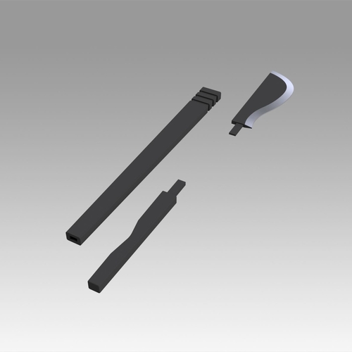 Guilty Gear Xrd Faust Sword Cosplay Weapon Prop 3D Print 368364