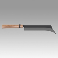 Higurashi When They Cry Rena Ryugu Sword Cosplay Weapon Prop - Thumbnail 2