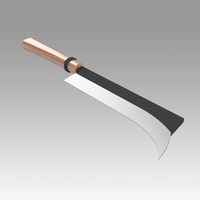 Higurashi When They Cry Rena Ryugu Sword Cosplay Weapon Prop - Thumbnail 3