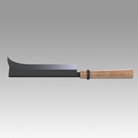 Higurashi When They Cry Rena Ryugu Sword Cosplay Weapon Prop - Thumbnail 6