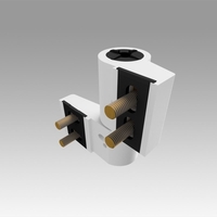 Hinge for plastic doors - Thumbnail 3