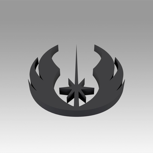 Jedi Order Galactic Empire symbol logo 3D Print 368419