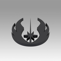 Jedi Order Galactic Empire symbol logo - Thumbnail 2