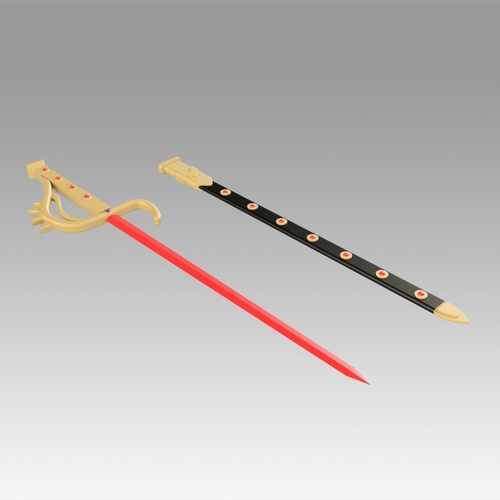 Kamen Rider Black Shadow Moon Sword Cosplay Weapon Prop 3D Print 368435