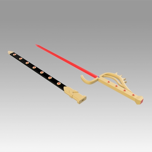 Kamen Rider Black Shadow Moon Sword Cosplay Weapon Prop 3D Print 368439