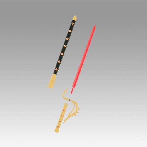 Kamen Rider Black Shadow Moon Sword Cosplay Weapon Prop 3D Print 368440