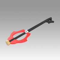 Kingdom Hearts Riku Keybladeof heart Key blade Cosplay Prop - Thumbnail 2