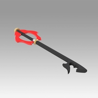 Kingdom Hearts Riku Keybladeof heart Key blade Cosplay Prop - Thumbnail 4