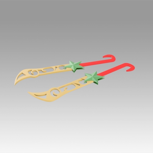 League Of Legends Katarina The Sinister Blade Two Dagger 3D Print 368525