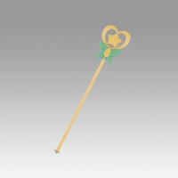 Small League of Legends LOL Star Guardian Staff Cosplay Weapon Prop 3D Printing 368529