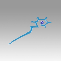 League Of Legends LOL Winter Wonder Skin Lulu Staff Cosplay - Thumbnail 2