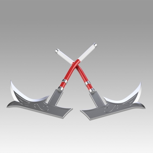 League of Legends Nurse Akali Cosplay Weapon Prop 3D Print 368561