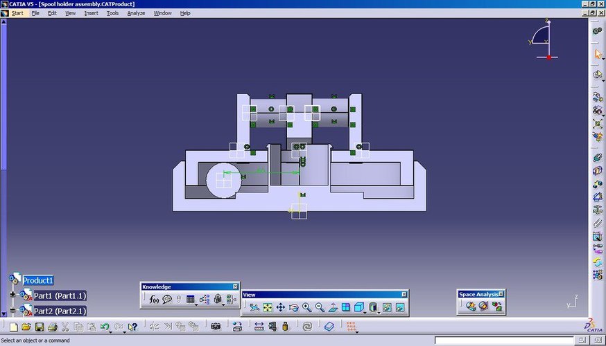100% printed Filament Spool Dispenser (1) 3D Print 36857