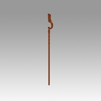 Log Horizon Shiroe Staves Cosplay Weapon Prop - Thumbnail 2