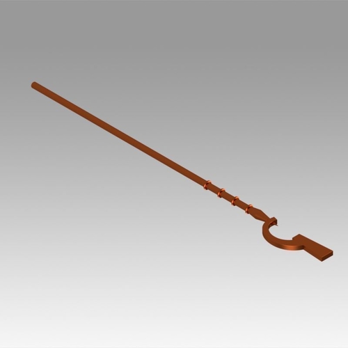 Log Horizon Shiroe Staves Cosplay Weapon Prop 3D Print 368587