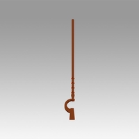 Log Horizon Shiroe Staves Cosplay Weapon Prop - Thumbnail 6